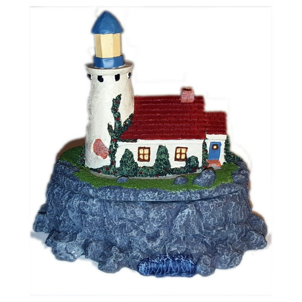 HARD TO FIND *MINT* AMAZING MINIATURE LIGHTHOUSES COLLECTION SET 
